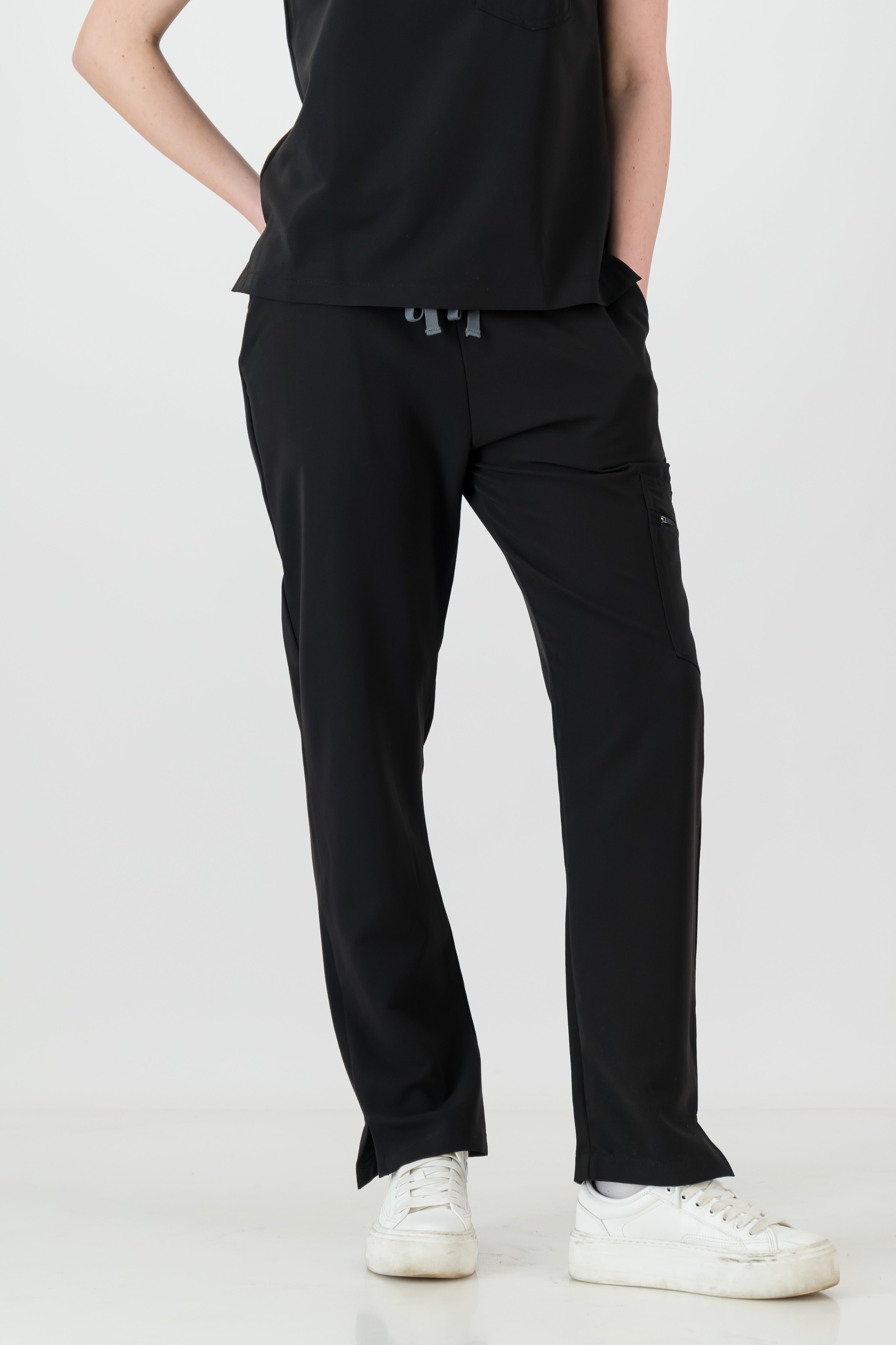 Ladies black pants with pockets hotsell