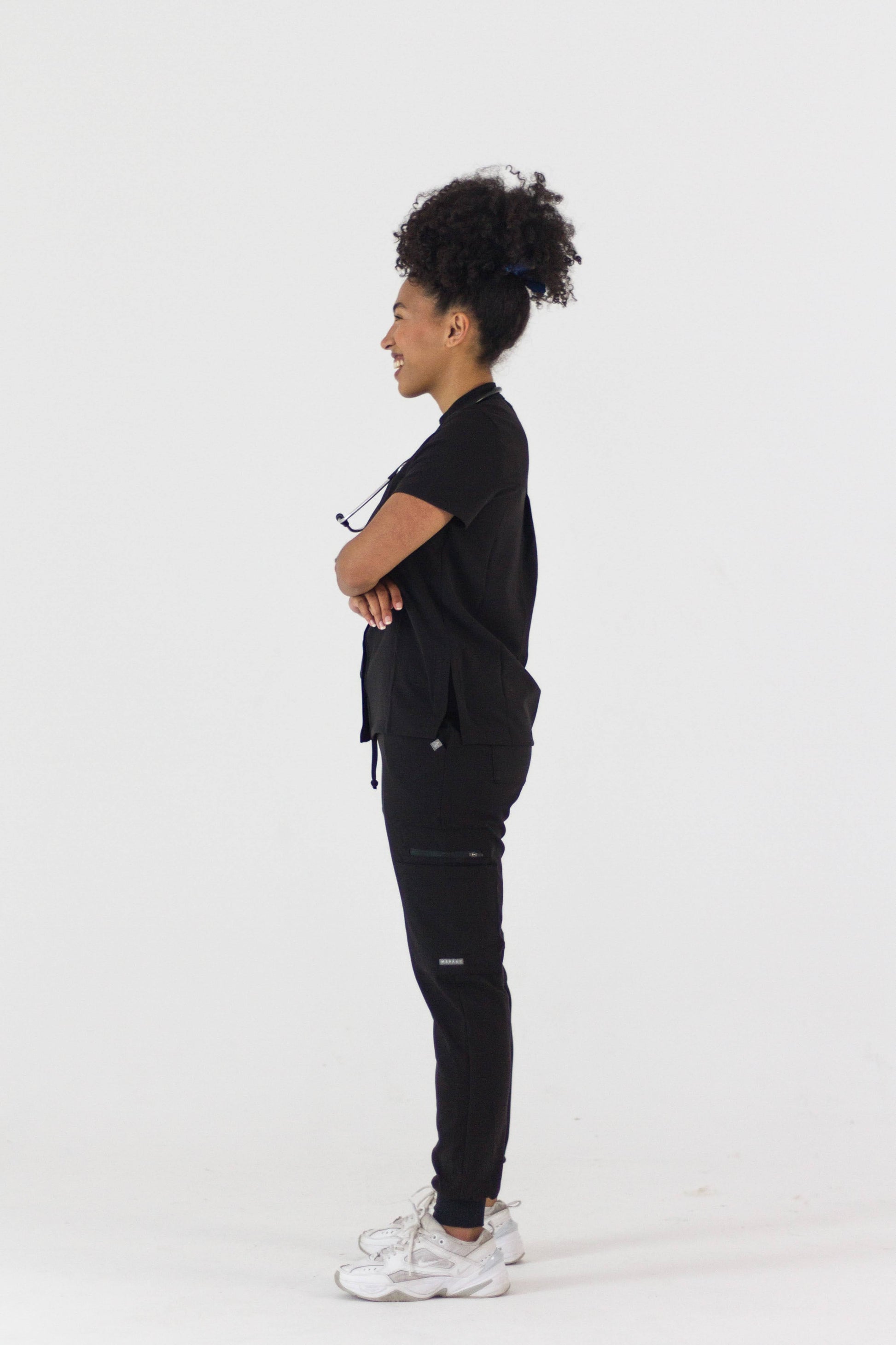 Meraki Sport Women's Jogger Scrub Pant | Black