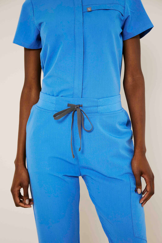 The Ladies Scrub Jogger - Cool Marine