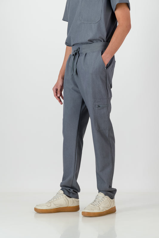 The Mens Straight Leg Scrub Pants - Graphite