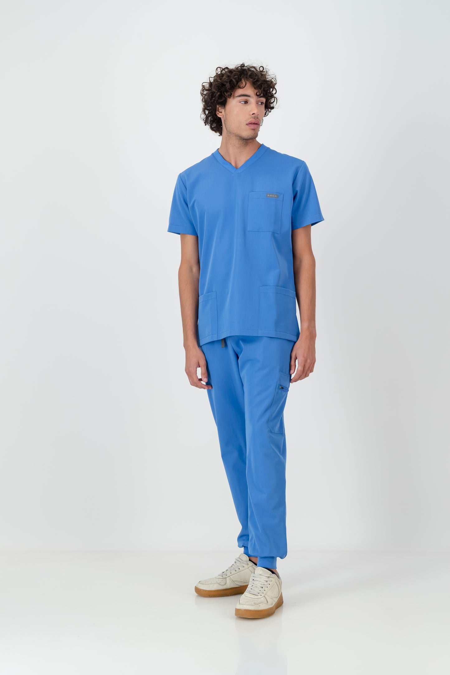 The Mens Scrub Jogger - Cool Marine