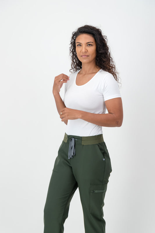 The Ladies Scrub Jogger - Bonsai